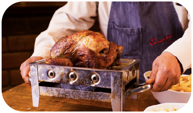 Nuestro pollo a la brasa
